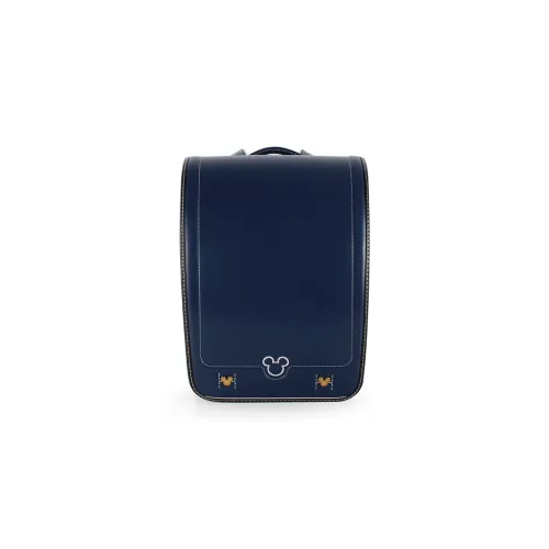 Disney Mickey Series Кожа Рюкзак Средний Женские Темно-синий Коричневый