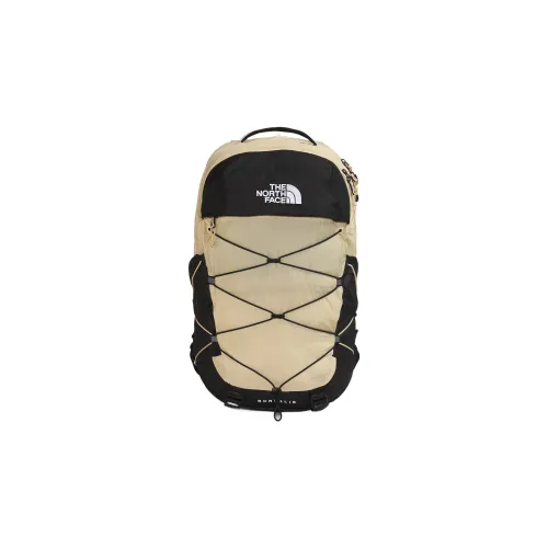 The North Face BOREALIS 28L Рюкзак Двойной Плечо На открытом воздухе Сумка Переработанный Нейлон Бежевый и Черный Унисекс