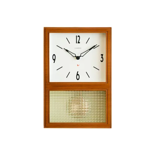 CHAMBRE Кварцевый механизм Стена Часы Унисекс Белый CH 021CB