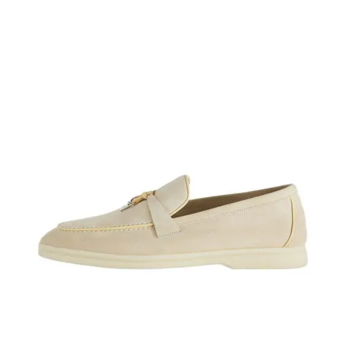 Loro Piana Summer Charms Walk Лоферы Женские Milk Tea
