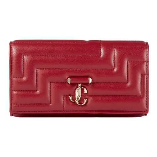 Jimmy Choo Напп Кожа Кошелек Стандартный Женский Красный
