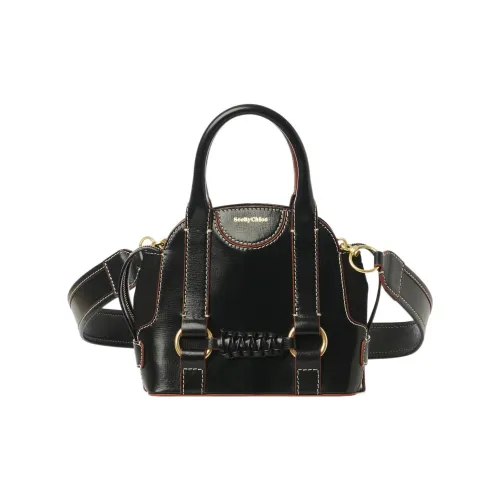 See By Chloe Гладкая сумка через плечо из козьей кожи маленькая сумка женская черная