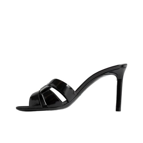 SAINT LAURENT TRIBUTE Слипоны Женские Черные