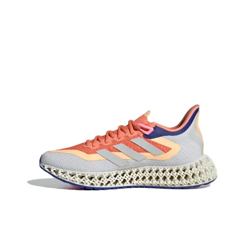 Adidas 4D FWD 2 Slip-resistant Low Top Беговые кроссовки Женские Orange Gray