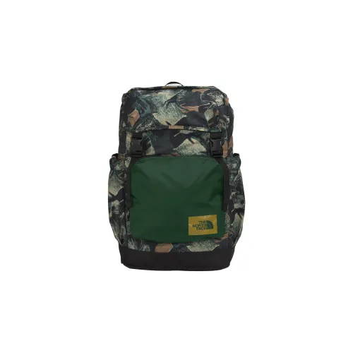 The North Face 19L Рюкзак Двойной Плечо На открытом воздухе Сумка Переработанный нейлон Камуфляж Мужской