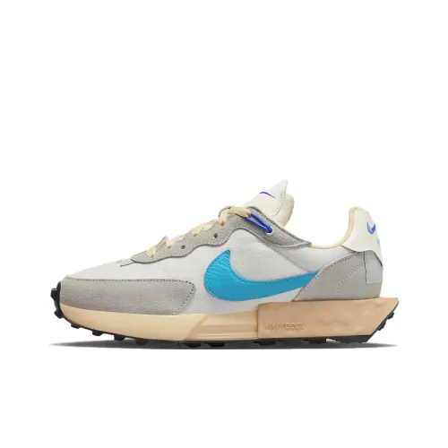 Nike Fontanka Waffle Slip Resistant Abrasion Resistant Низкие Беговые кроссовки Женские Серые