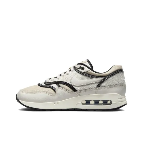 Nike Air Max 1 86 Low Топ Casual Унисекс Белый Черный