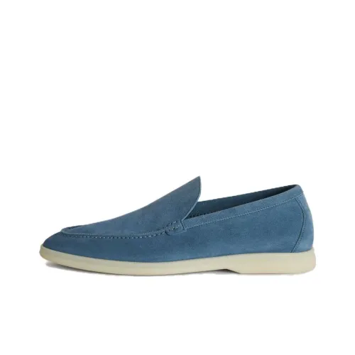 Loro Piana Summer Walk Повседневная обувь Мужская Лимонит Синий