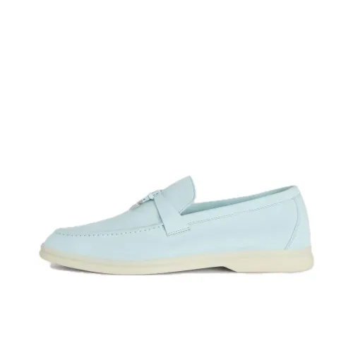 Loro Piana Summer Charms Walk Женские повседневные туфли Циановый Сапфирово-синий Женские