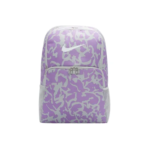 Nike Полиэстер Рюкзак Экстра-Большой Женский Светлый Серебристый Фуксия Белый