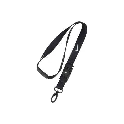 nike Полиэстер Lanyard Сумка Ремень Унисекс Черный