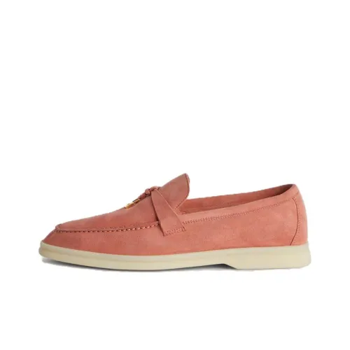 Loro Piana Summer Charms Walk Женские повседневные туфли Кораллово-розовый Женские