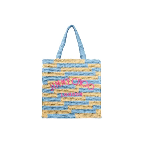 Jimmy Choo Вязаная игла Ткани Вязаные Сумка-тоут Сумка для покупок Сумка через плечо Сумка Женская Естественный Дымчатый Синий Персиковый Розовый