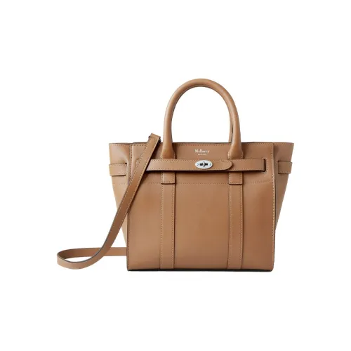 Mulberry Шелковистая Телячья Кожа Сумка через плечо Сумка Мини Женская Коричневая