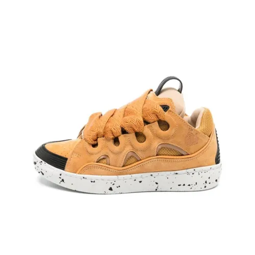 Кроссовки для скейтбординга Lanvin Curb Low Top Желто-коричневые Женские