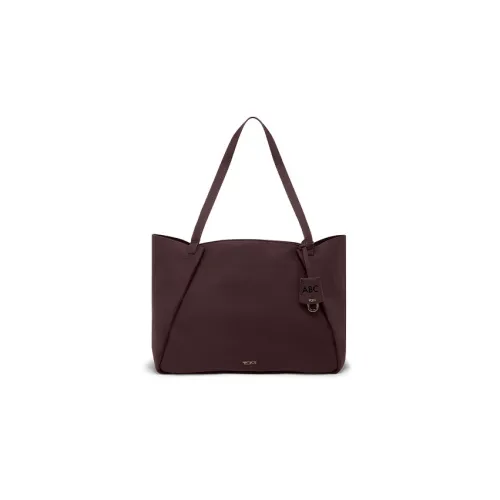 TUMI Кожа Тоут Сумка Сумка для покупок Сумка Сумка через плечо Женская Бургунди