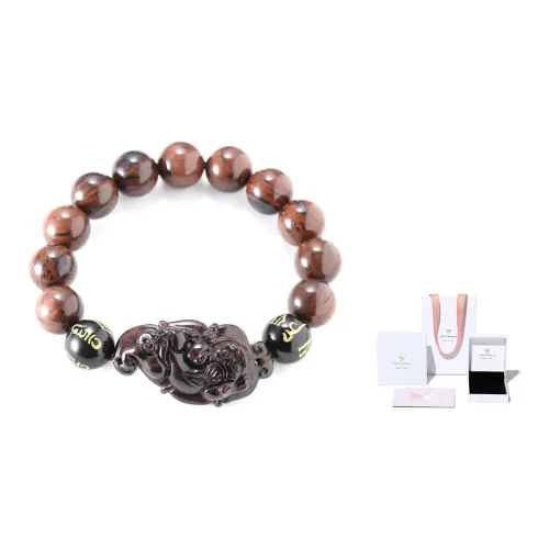 WINY Золотая нить Обсидиан Браслеты Мужской