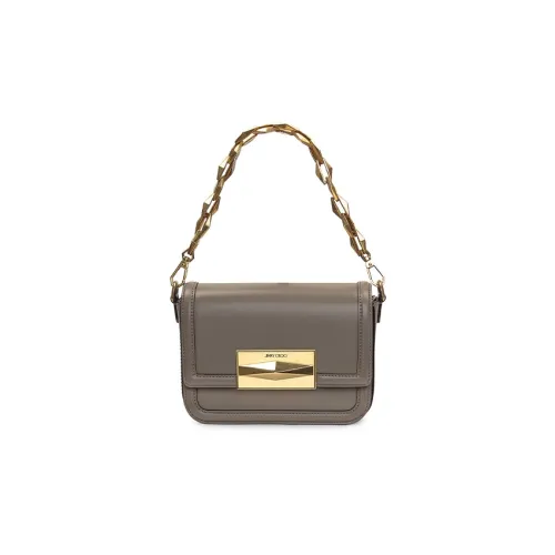 Jimmy Choo Кожа Портативный Сумка через плечо Сумка на плечо Женская Тауповая