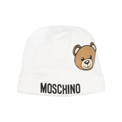 MOSCHINO Хлопок Шапки-бини Малыш Белый