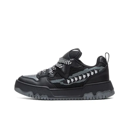 Кроссовки для скейтбординга KAPPA Low Top Обсидиановый Черный/Морозный Серый Унисекс