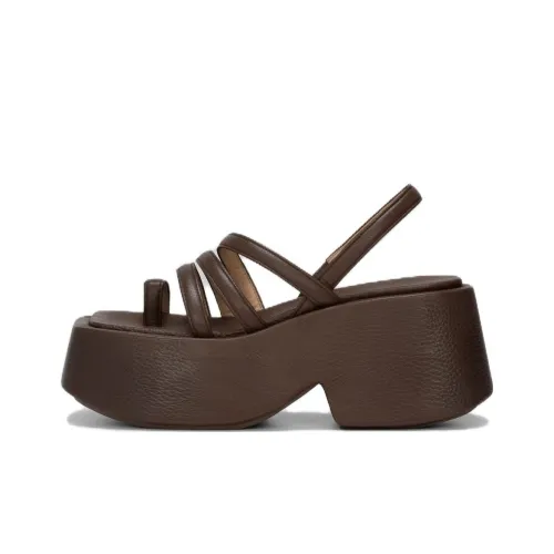 Marsèll Zeppo One Strap Sandals Women's Brown