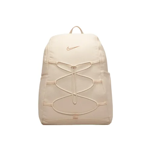 nike Полиэстер Рюкзак Стандартный Унисекс Бежевый