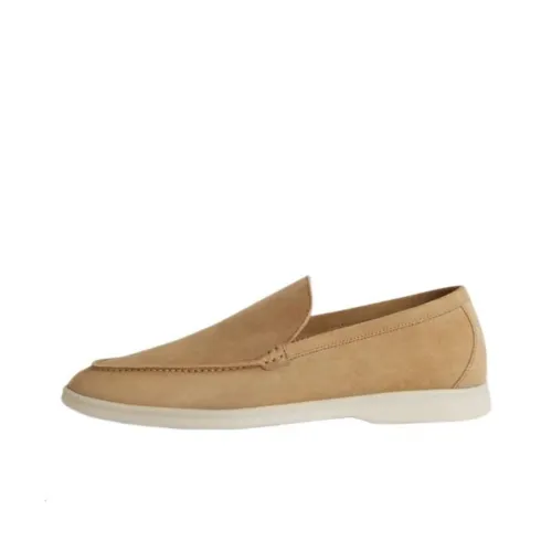 Loro Piana Summer Walk Лоферы Светло-деревянный Дым Мужской