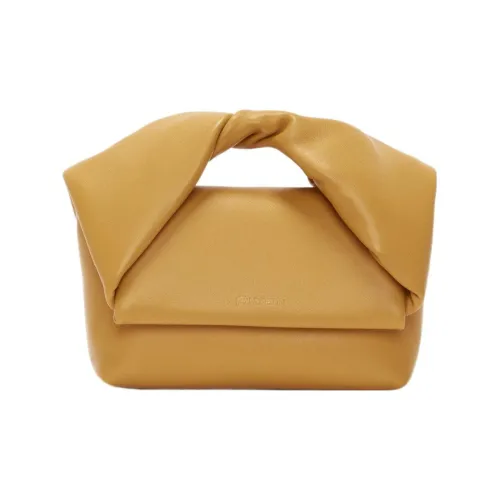 JW Anderson Full с рельефом овечья кожа портативный одно плечо через плечо клатч средний женский желтый