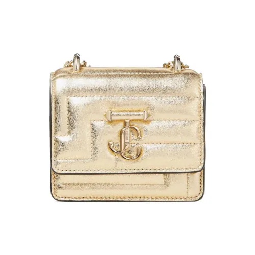 Jimmy Choo Сумка через плечо из кожи женская золотая