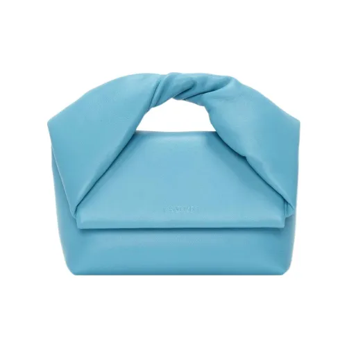 JW Anderson Full Рельеф Овечья кожа Одно плечо Через плечо Клатч Средний Женский Синий