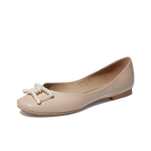 ZSAZSAZSU Женские повседневные туфли Low Top Абрикосовые Женские