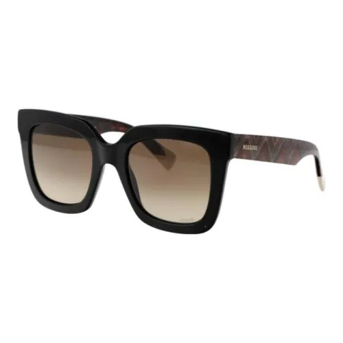 MISSONI Ацетат Нерегулярная форма Солнцезащитные очки Женские Черный