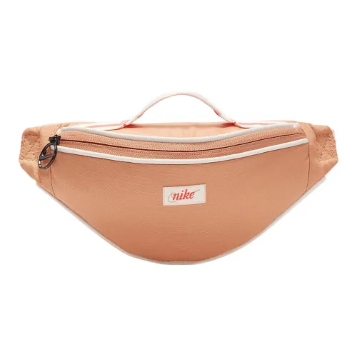 nike Heritage Ткань Одно плечо Через плечо Бананка Обычный Унисекс Янтарно-коричневый Янтарно-коричневый Яркий Темно-красный