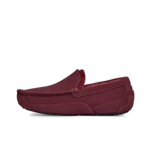 UGG Ascot Мужская повседневная обувь Низкий топ Бордовый Мужской