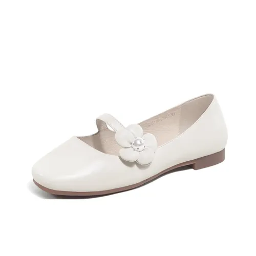 CAMEL Квадратный каблук Туфли Мэри Джейн Женские