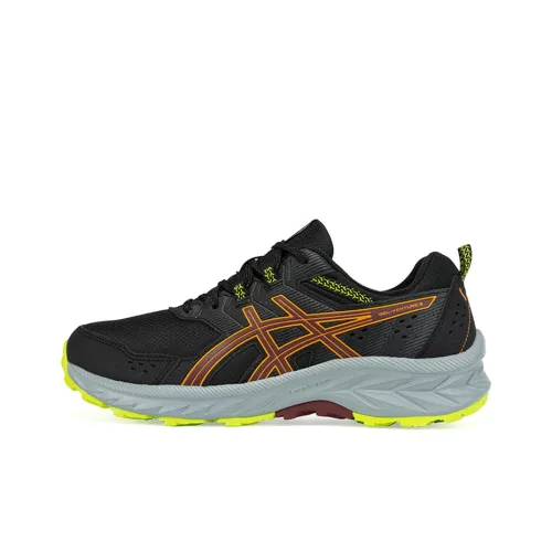 Asics Gel Venture 9 Low Топ Беговые кроссовки Мужские Черные Красные