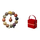 Браслет с несколькими бусинами Чжао Цай Цзинь Бао + коробка "Быстротечное время"