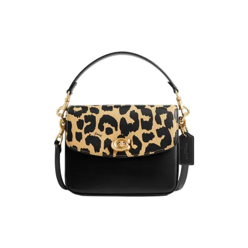 COACH Cassie Телячья кожа Маленькая квадратная сумка Сумка Сумка через плечо Сумка через плечо Маленькая Женская Желтая и Черная