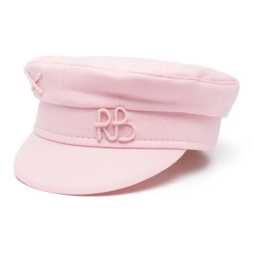 RUSLAN BAGINSKIY Хлопок Береты Женские Розовый