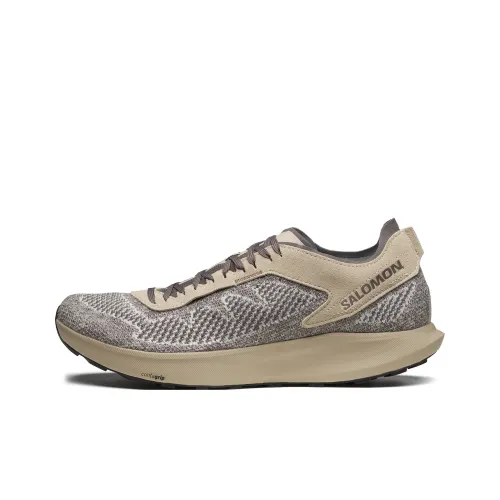 Salomon Collaboration Pulsar Prg Knit Кэжуал Низкий Топ Тауповый Унисекс