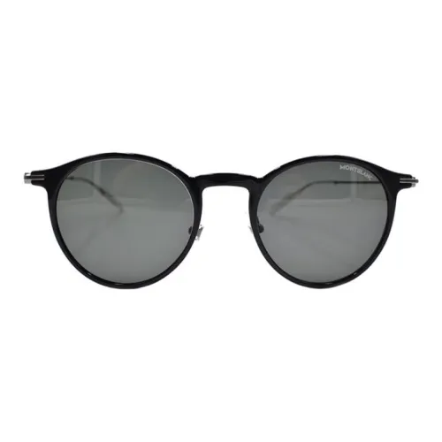 MONTBLANC Пластиковая оправа Круглые Солнцезащитные очки Мужские