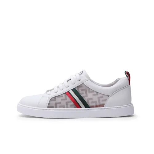 GOLDLION Устойчивые к истиранию Баланс Низкий Топ Скейтборд Кроссовки Мужские Белые