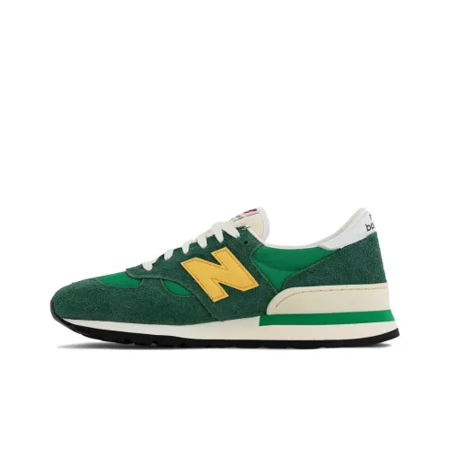 New Balance NB 990 V1 Low Беговые кроссовки Unisex Зеленый Желтый