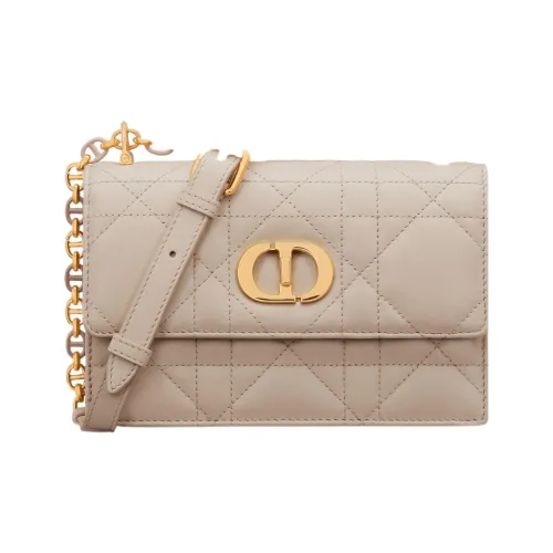 DIOR Овчина Сумка через плечо Сумка на плечо Женская Руж Бежевый