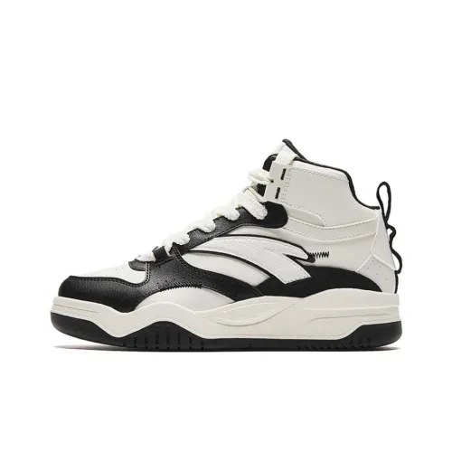 ANTA Wave Shoe Non Slip Легкий MID Топ Скейтборд Кроссовки Женские Черный Белый