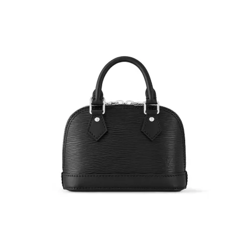 LOUIS VUITTON Alma Epi Коровья кожа крупнозернистая Сумка-купе Сумка через плечо Сумка обычная Женская Черная