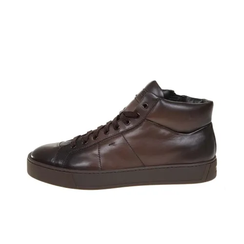 Santoni Скейтборд Кроссовки Низкие Коричневые Мужские