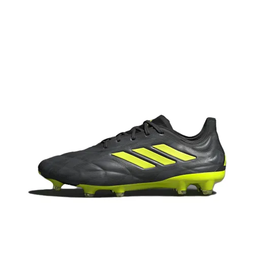 Adidas Copa Pure.1 FG Твердый грунт Противоскользящие Устойчивые к истиранию Футбольные бутсы Унисекс Черный Желтый