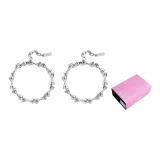 Серебряная пара - Подарочная коробка с сердцебиением