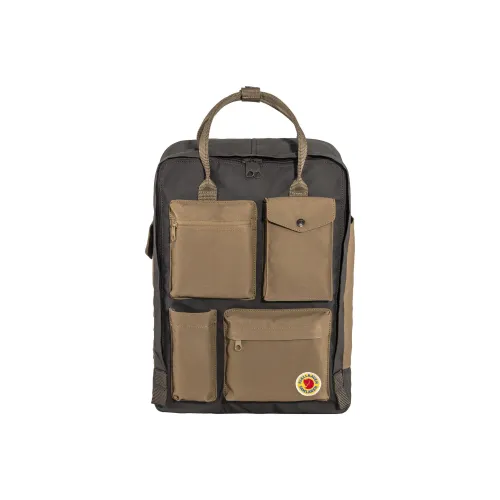Fjallraven Kanken Виниловый Рюкзак Стандартный Унисекс Серый Коричневый